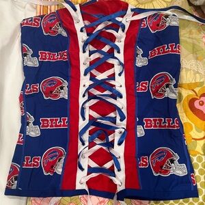 Buffalo Bills corset.